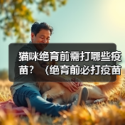 猫咪绝育前需打哪些疫苗？（绝育前必打疫苗，守护猫咪健康）（图3）