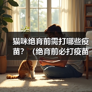 猫咪绝育前需打哪些疫苗？（绝育前必打疫苗，守护猫咪健康）（图1）
