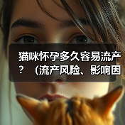 猫咪怀孕多久容易流产？（流产风险、影响因素及预防措施）（图2）