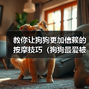 教你让狗狗更加信赖的按摩技巧（狗狗最爱被摸哪里？学会这些按摩技巧让你的狗狗更信任你！）（图4）