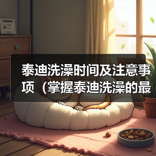 泰迪洗澡时间及注意事项（掌握泰迪洗澡的最佳时机与方法，让它保持清洁与健康）（图2）
