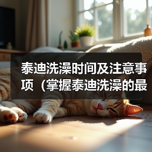 泰迪洗澡时间及注意事项（掌握泰迪洗澡的最佳时机与方法，让它保持清洁与健康）（图4）