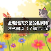 金毛狗狗交配的时间和注意事项（了解金毛狗狗交配的最佳时间和相关注意事项）（图4）
