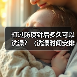 打过防疫针后多久可以洗澡？（洗澡时间安排及注意事项）（图1）