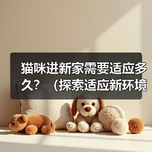 猫咪进新家需要适应多久？（探索适应新环境所需的时间和方法）（图4）