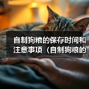 自制狗粮的保存时间和注意事项（自制狗粮的保存期限及存储要点）（图4）