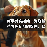 新手养狗指南（为您解答养狗初期的疑问，让您的狗狗养育之路更加顺利）（图4）