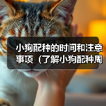 小狗配种的时间和注意事项（了解小狗配种周期，保证繁殖健康）（图3）