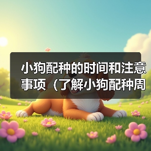 小狗配种的时间和注意事项（了解小狗配种周期，保证繁殖健康）（图2）