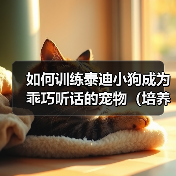如何训练泰迪小狗成为乖巧听话的宠物（培养泰迪小狗良好行为习惯的训练方法和技巧）（图3）