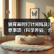猫育苗时打针间隔及注意事项（科学养猫，合理打针——给爱猫注射疫苗的正确方法与注意事项）（图3）