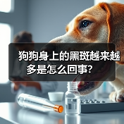 狗狗身上的黑斑越来越多是怎么回事？（图2）