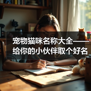 宠物猫咪名称大全——给你的小伙伴取个好名字（宠物猫咪名字大全，帮你找到最适合的名字）（图3）