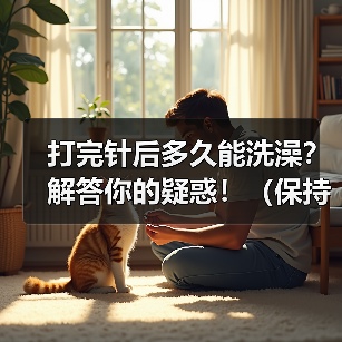 打完针后多久能洗澡？解答你的疑惑！（保持伤口干燥是关键，快速洗澡的秘诀是什么？）（图4）