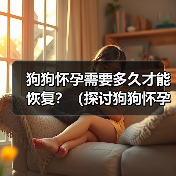 狗狗怀孕需要多久才能恢复？（探讨狗狗怀孕后的恢复周期与关键因素）（图2）