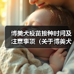 博美犬疫苗接种时间及注意事项（关于博美犬疫苗接种的时间要点，了解宠物健康的必备知识）（图1）