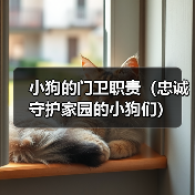 小狗的门卫职责（忠诚守护家园的小狗们）（图4）