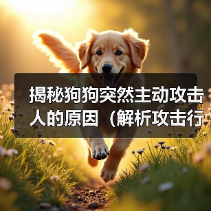 揭秘狗狗突然主动攻击人的原因（解析攻击行为背后的关键因素与应对方法）（图3）