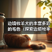 边境牧羊犬的丰富多彩的毛色（探索边境牧羊犬独特的外貌特征）（图1）