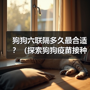 狗狗六联隔多久最合适？（探索狗狗疫苗接种间隔的最佳时机）（图4）