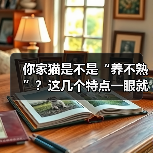 你家猫是不是“养不熟”？这几个特点一眼就能看出来（图1）