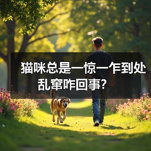 猫咪总是一惊一乍到处乱窜咋回事？（图1）