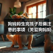 狗妈妈生完孩子后需注意的事项（关爱狗妈妈和新生狗宝宝的健康与幸福）（图4）