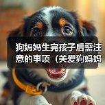 狗妈妈生完孩子后需注意的事项（关爱狗妈妈和新生狗宝宝的健康与幸福）（图1）