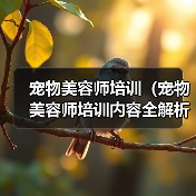 宠物美容师培训（宠物美容师培训内容全解析，助您成为行业专家）（图3）