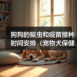 狗狗的驱虫和疫苗接种时间安排（宠物犬保健常识，你需要知道的关于驱虫和疫苗的信息）（图4）