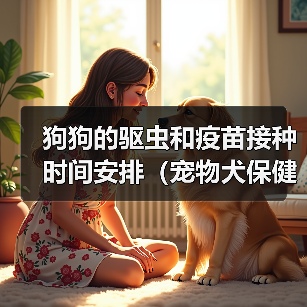 狗狗的驱虫和疫苗接种时间安排（宠物犬保健常识，你需要知道的关于驱虫和疫苗的信息）（图2）