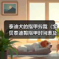 泰迪犬的指甲剪裁（宝贝泰迪剪指甲时间表及注意事项）（图3）