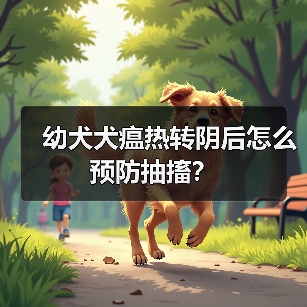 幼犬犬瘟热转阴后怎么预防抽搐？（图1）