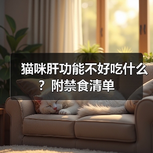 猫咪肝功能不好吃什么？附禁食清单（图2）