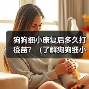 狗狗细小康复后多久打疫苗？（了解狗狗细小康复后疫苗接种时间的重要性）（图1）
