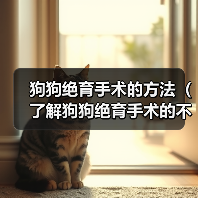 狗狗绝育手术的方法（了解狗狗绝育手术的不同方式及效果）（图2）