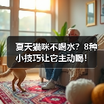 夏天猫咪不喝水？8种小技巧让它主动喝！（图2）