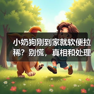 小奶狗刚到家就软便拉稀？别慌，真相和处理方法在这里！（图4）