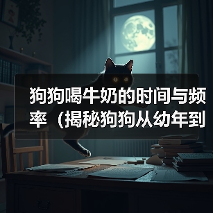 狗狗喝牛奶的时间与频率（揭秘狗狗从幼年到成年喝牛奶的变化及影响）（图4）