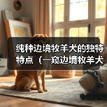纯种边境牧羊犬的独特特点（一窥边境牧羊犬的五大魅力）（图1）