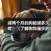 遛两个月的狗能遛多久呢？（了解狗狗遛步的时间需求和注意事项）（图1）
