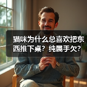 猫咪为什么总喜欢把东西推下桌？纯属手欠？（图2）