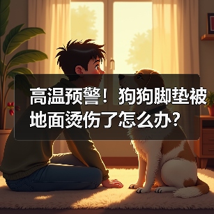 高温预警！狗狗脚垫被地面烫伤了怎么办？