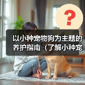 以小种宠物狗为主题的养护指南（了解小种宠物狗，打造幸福宠物生活）（图1）
