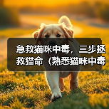 急救猫咪中毒，三步拯救猫命（熟悉猫咪中毒的症状，做好紧急救援）（图3）