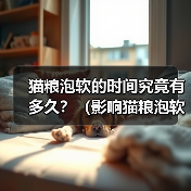 猫粮泡软的时间究竟有多久？（影响猫粮泡软时间的关键因素及正确的泡软方式）（图4）