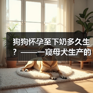 狗狗怀孕至下奶多久生？——一窥母犬生产的时间节点（探究母犬怀孕、分娩和哺乳的关键阶段及生理变化）