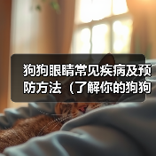 狗狗眼睛常见疾病及预防方法（了解你的狗狗眼睛的常见问题，提前预防疾病！）（图1）