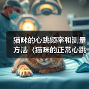 猫咪的心跳频率和测量方法（猫咪的正常心跳频率及家庭测量方法）