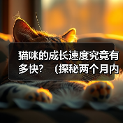 猫咪的成长速度究竟有多快？（探秘两个月内猫咪的惊人成长之旅）（图4）